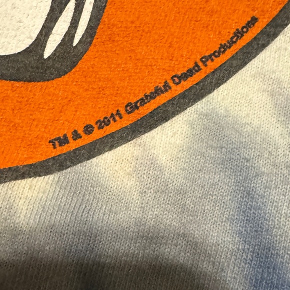Tie Dye Greatful Dead San Francisco Giants T-Shirt Medium 2011 Majestic Tag - Picture 2 of 4
